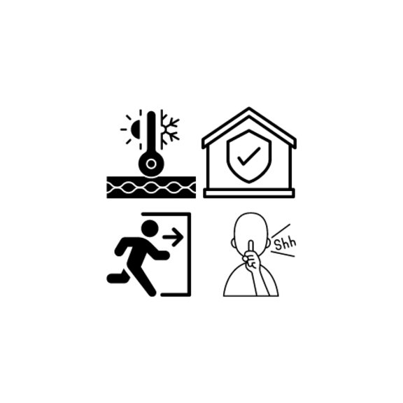 Icon, um die Themen Sicherheit und Privatsphäre zu erklären