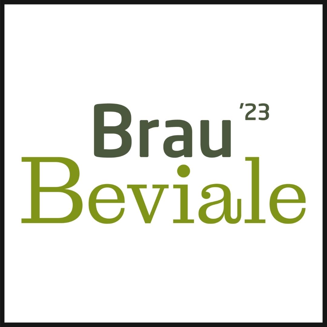 Das Logo zur BrauBeviale 2023 auf weißem Untergrund
