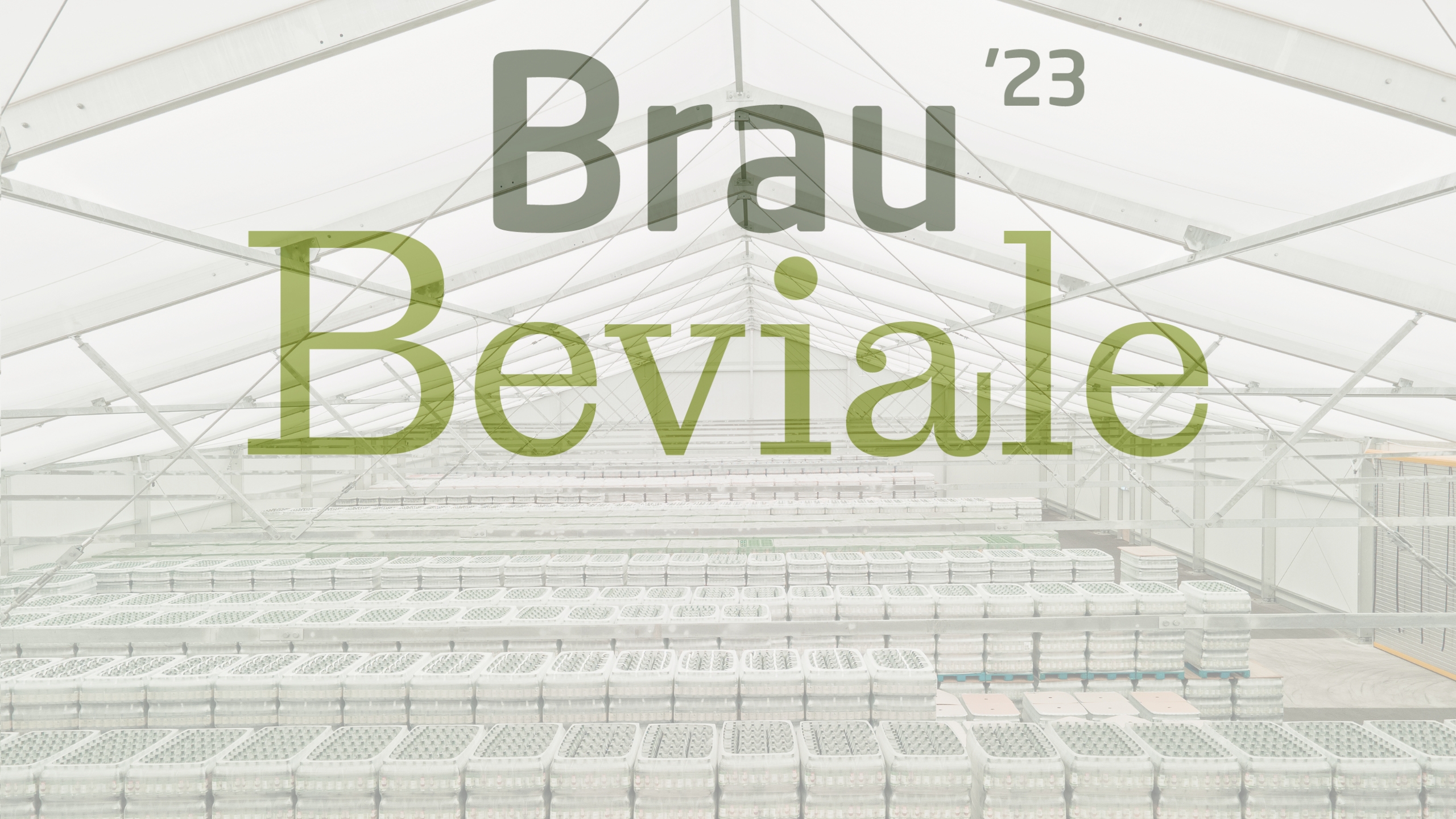 [Translate to French:] BrauBeviale23 Logo mit Hintergrundbild